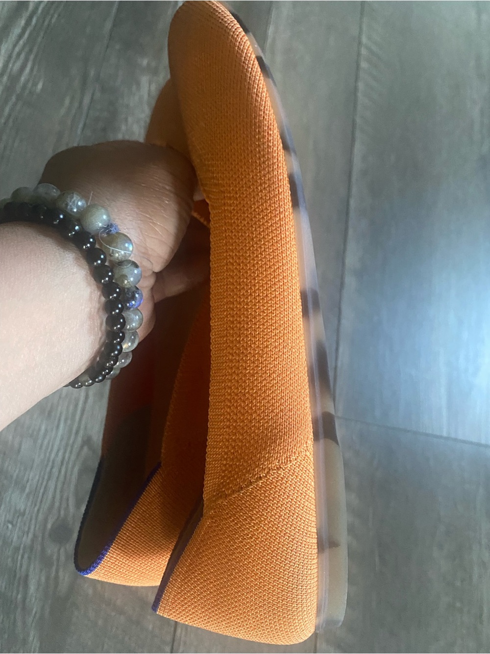 Rothy's Women's Summer Orange Flats in Size 9 - Picture 5 of 6